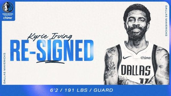 119 triệu trong ba năm! Mavericks chính thức: Đã hoàn thành việc đổi mới lại với Kyrie Irving